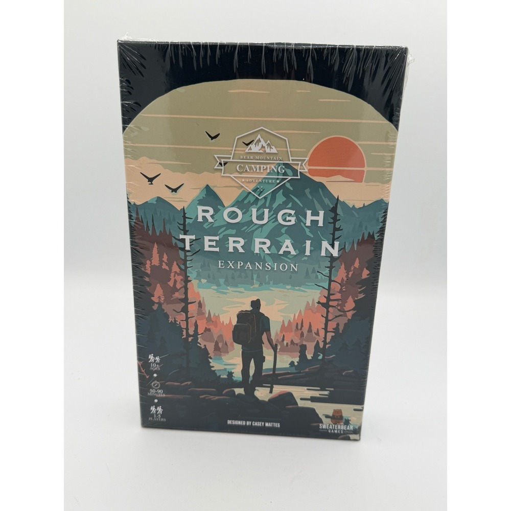 Bear Mountain Camping Adventure Rough Terrain Expansion Board Game SweaterBear